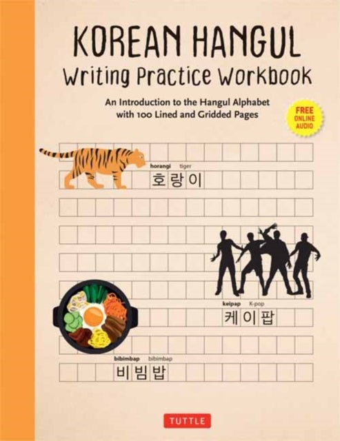 Bilde av Korean Hangul Writing Practice Workbook Av Tuttle Studio