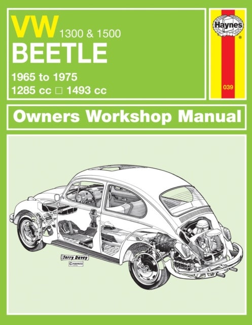 Bilde av Vw Beetle 1300 &amp; 1500 (65 - 75) Haynes Repair Manual Av Haynes Publishing