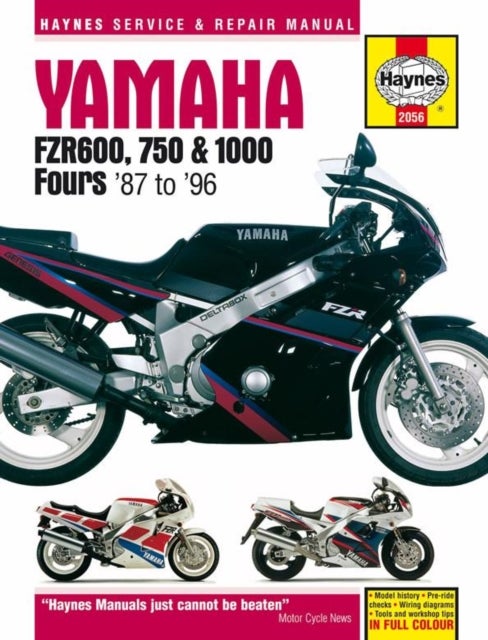Bilde av Yamaha Fzr600, 750 &amp; 1000 Fours (87 - 96) Haynes Repair Manual Av Haynes Publishing