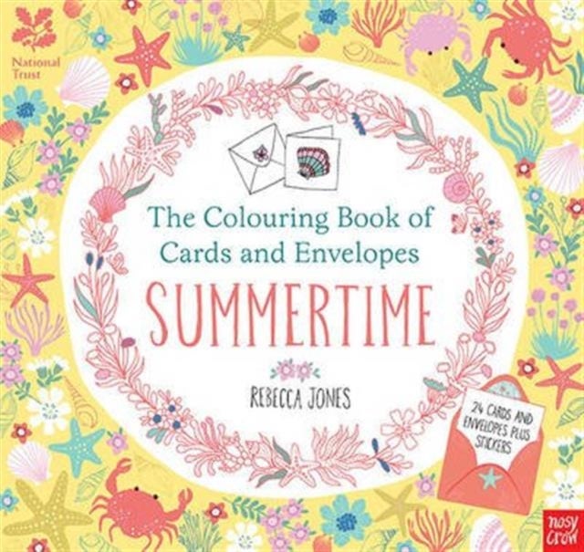 Bilde av National Trust: The Colouring Book Of Cards And Envelopes - Summertime
