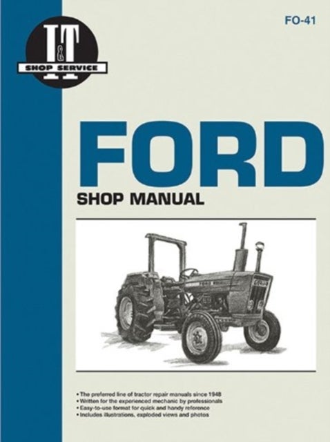 Bilde av Ford Model 2310-4610su Tractor Service Repair Manual Av Haynes Publishing