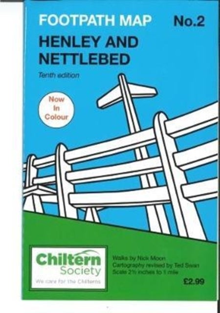 Bilde av Chiltern Society Footpath Map 2. Henley And Nettlebed Av Nick Moon