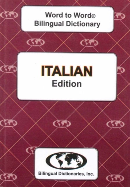 Bilde av English-italian &amp; Italian-english Word-to-word Dictionary Av C. Sesma