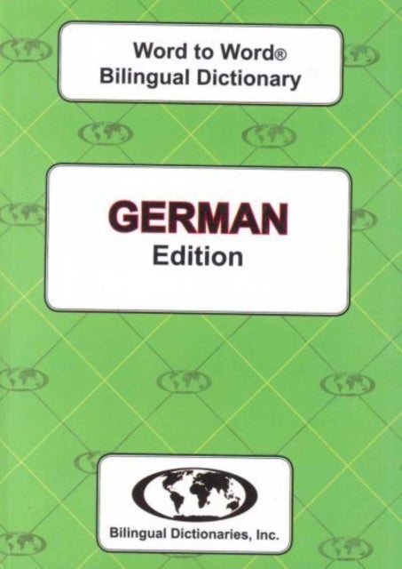 Bilde av English-german &amp; German-english Word-to-word Dictionary Av H. Bell