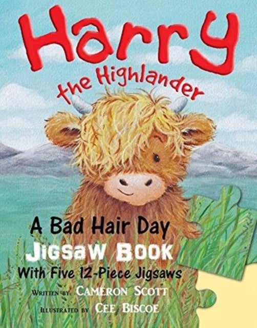 Bilde av Harry The Highlander: A Bad Hair Day Jigsaw Book Av Cameron Scott