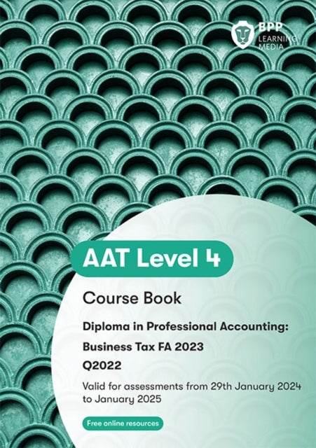 Bilde av Aat Business Tax Av Bpp Learning Media