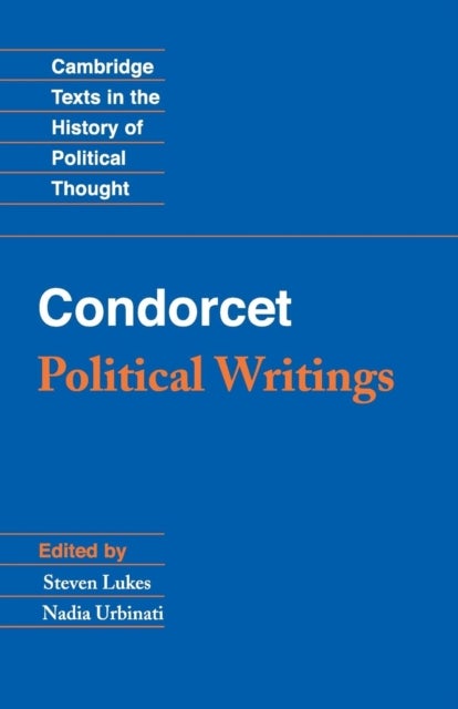 Bilde av Condorcet: Political Writings