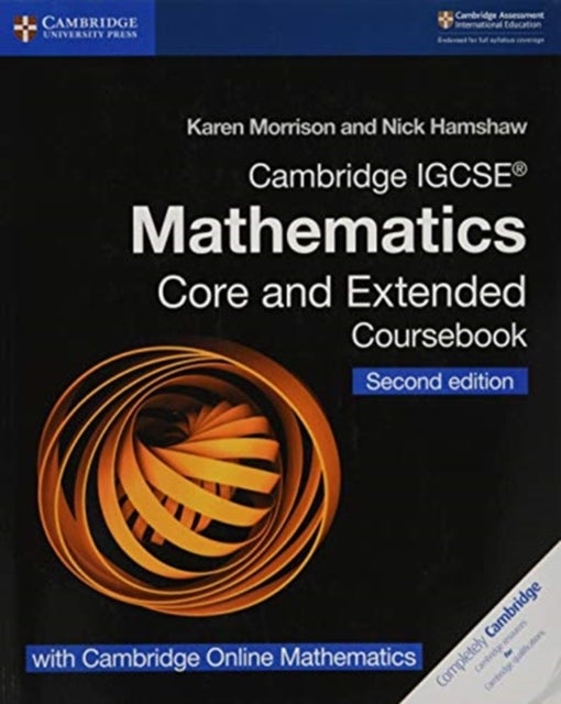 Bilde av Cambridge Igcse (r) Mathematics Coursebook Core And Extended Second Edition With Cambridge Online Ma Av Karen Morrison, Nick Hamshaw