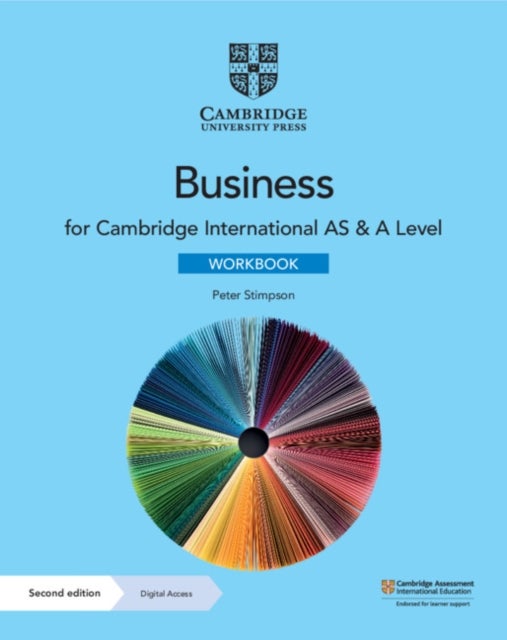 Bilde av Cambridge International As &amp; A Level Business Workbook With Digital Access (2 Years) Av Peter Stimpson