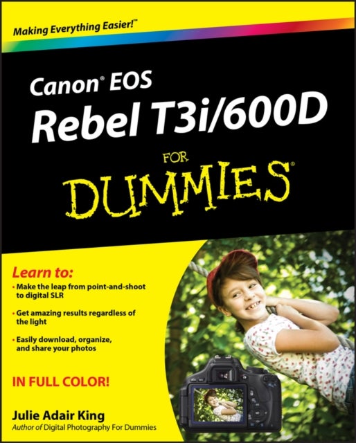 Bilde av Canon Eos Rebel T3i / 600d For Dummies Av Julie Adair (indianapolis Indiana) King