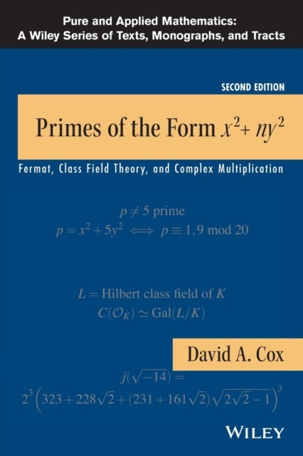 Bilde av Primes Of The Form X2+ny2 Av David A. (amherst College Massachusetts) Cox