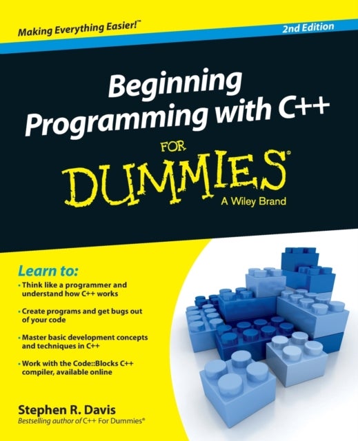 Bilde av Beginning Programming With C++ For Dummies Av Stephen R. (valtach Technology Inc.) Davis