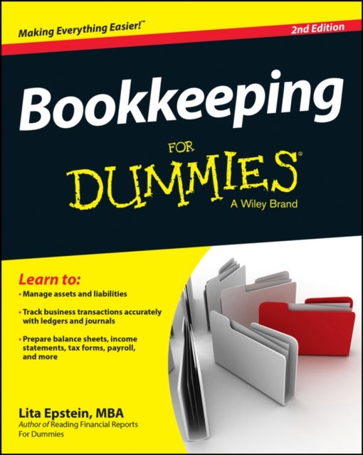Bilde av Bookkeeping For Dummies Av Lita (university Of Phoenix) Epstein