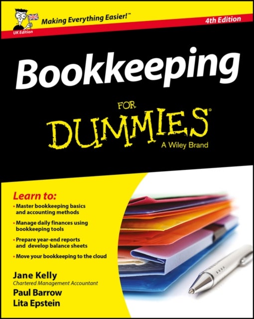 Bilde av Bookkeeping For Dummies Av Jane E. Kelly, Paul Barrow, Lita (university Of Phoenix) Epstein