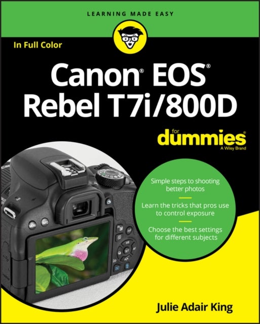 Bilde av Canon Eos Rebel T7i/800d For Dummies Av Julie Adair (indianapolis Indiana) King