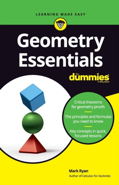Bilde av Geometry Essentials For Dummies Av Mark (the Math Center Winnetka Il) Ryan