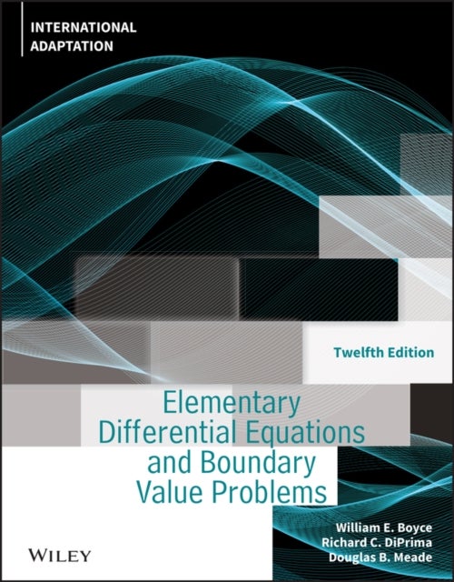 Bilde av Elementary Differential Equations And Boundary Value Problems Av William E. (rensselaer Polytechnic Institute) Boyce, Richard C. Diprima, Douglas B. (