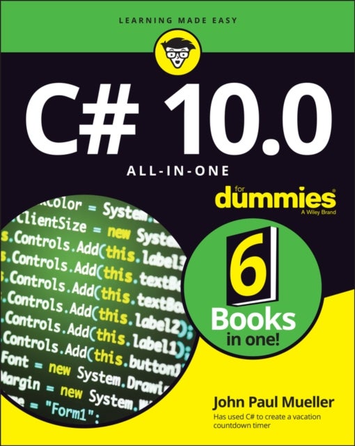 Bilde av C# 10.0 All-in-one For Dummies Av John Paul Mueller