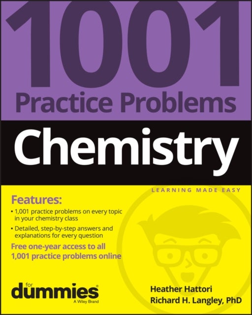 Bilde av Chemistry: 1001 Practice Problems For Dummies (+ Free Online Practice) Av Heather Hattori, Richard H. (stephen F. Austin State University) Langley