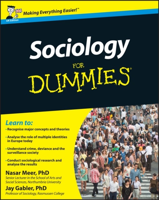 Bilde av Sociology For Dummies Av Nasar (northumbria University) Meer, Jay (rasmussen College) Gabler