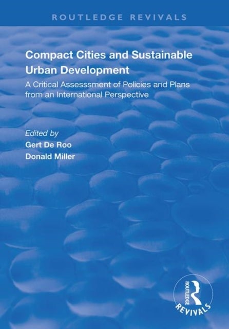 Bilde av Compact Cities And Sustainable Urban Development