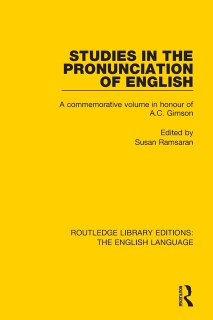 Bilde av Studies In The Pronunciation Of English