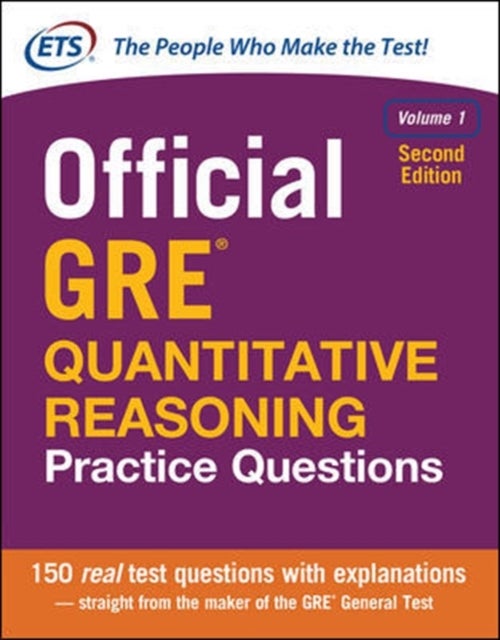 Bilde av Official Gre Quantitative Reasoning Practice Questions, Second Edition, Volume 1 Av Educational Testing Service