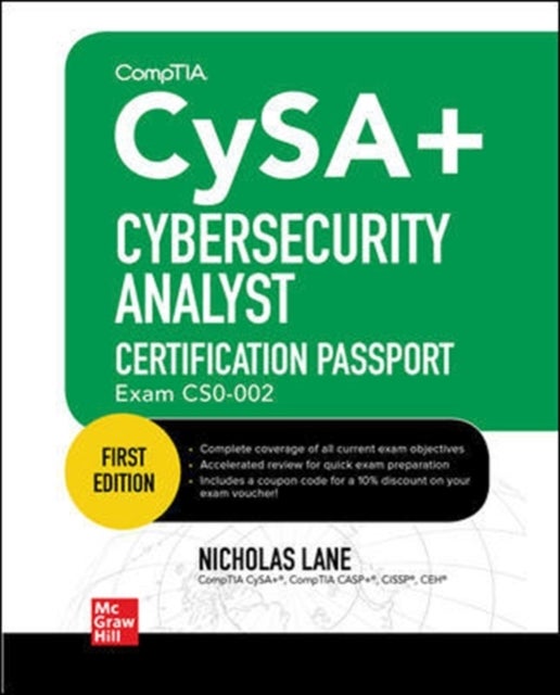 Bilde av Comptia Cysa+ Cybersecurity Analyst Certification Passport (exam Cs0-002) Av Bobby Rogers