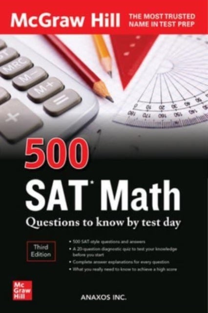 Bilde av 500 Sat Math Questions To Know By Test Day, Third Edition Av Anaxos Inc.