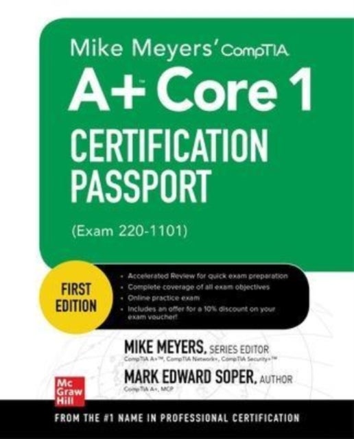 Bilde av Mike Meyers&#039; Comptia A+ Core 1 Certification Passport (exam 220-1101) Av Mike Meyers, Ron Gilster