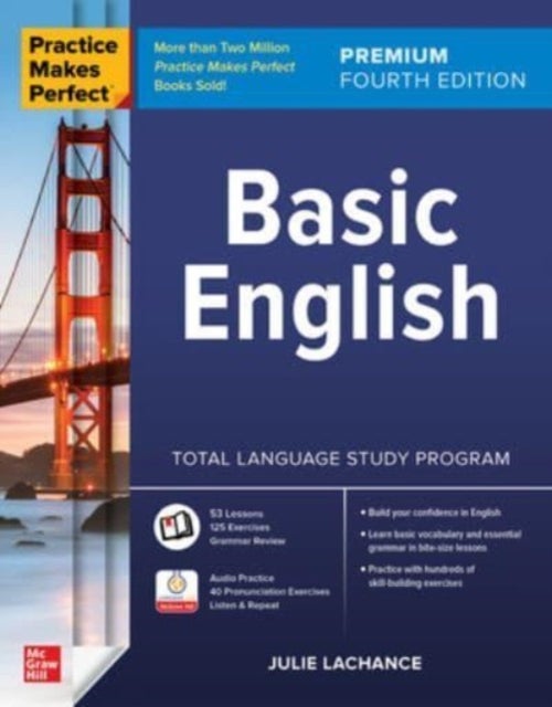 Bilde av Practice Makes Perfect: Basic English, Premium Fourth Edition Av Julie Lachance