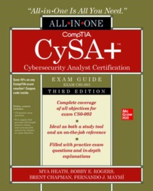 Bilde av Comptia Cysa+ Cybersecurity Analyst Certification All-in-one Exam Guide, Third Edition (exam Cs0-003 Av Mya Heath, Bobby Rogers, Brent Chapman, Fernan