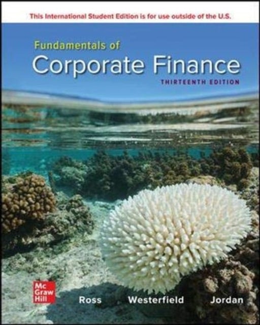 Bilde av Fundamentals Of Corporate Finance Ise Av Stephen Ross, Randolph Westerfield, Bradford Jordan