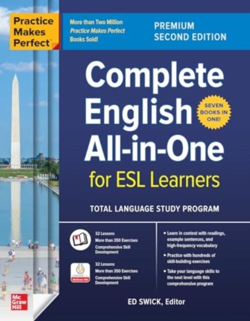 Bilde av Practice Makes Perfect: Complete English All-in-one For Esl Learners, Premium Second Edition Av Ed Swick