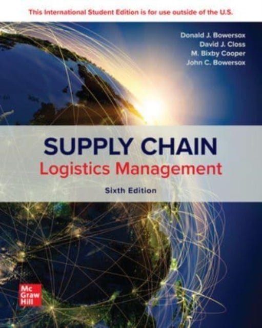 Bilde av Supply Chain Logistics Management Ise Av Donald Bowersox, David Closs, M. Bixby Cooper