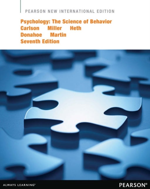 Bilde av Psychology: The Science Of Behavior Av Neil Carlson, Harold Jr. Miller, Donald Heth, John Donahoe, Barbara Lee