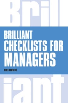 Bilde av Brilliant Checklists For Managers Av Derek Rowntree