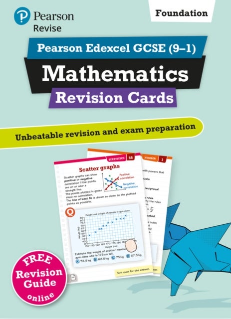 Bilde av Pearson Revise Edexcel Gcse Maths Foundation Revision Cards (with Free Online Revision Guide) - 2023 Av Harry Smith