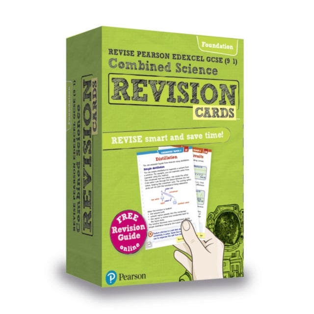 Bilde av Pearson Revise Edexcel Gcse Combined Science Foundation Revision Cards (with Free Online Revision Gu