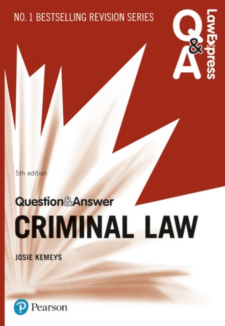 Bilde av Law Express Question And Answer: Criminal Law Av Nicola Monaghan, Josie Kemeys
