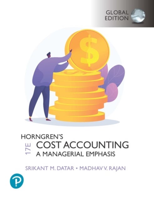 Bilde av Horngren&#039;s Cost Accounting, Global Edition Av Srikant Datar, Madhav Rajan