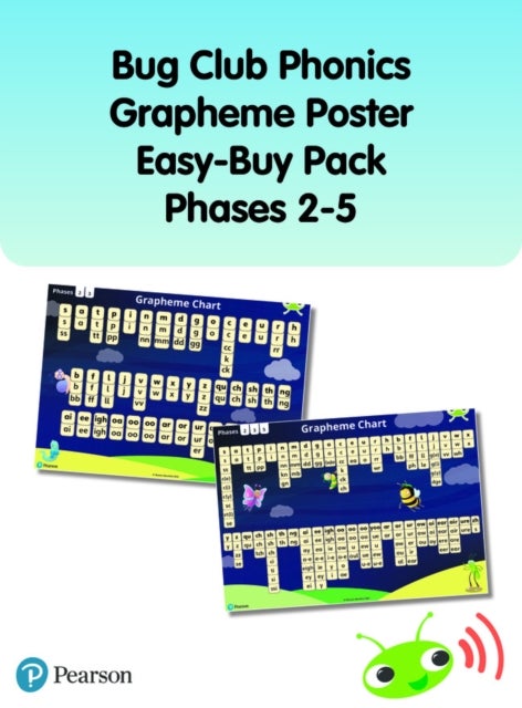 Bilde av Bug Club Phonics Grapheme Poster Easy-buy Pack Phases 2-5