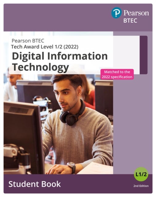 Bilde av Btec Tech Award 2022 Digital Information Technology Student Book
