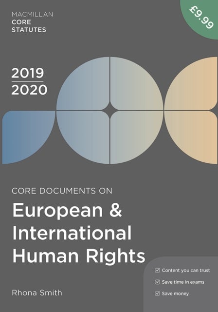 Bilde av Core Documents On European And International Human Rights 2019-20 Av Rhona Smith