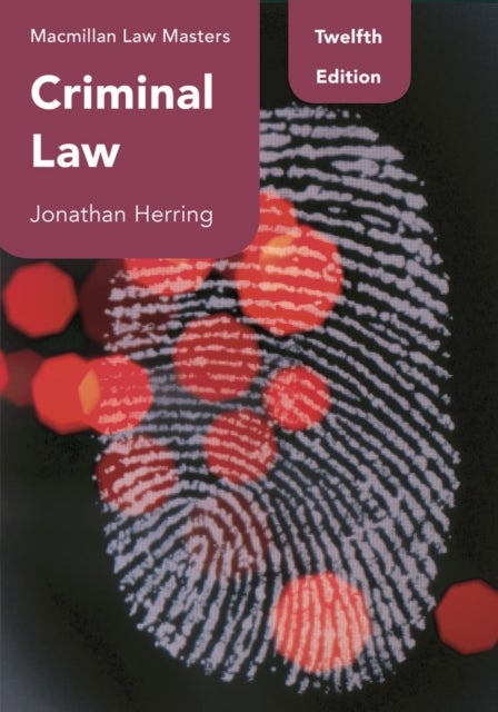 Bilde av Criminal Law Av Jonathan (university Of Oxford Uk) Herring