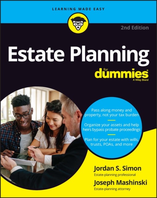 Bilde av Estate Planning For Dummies Av Jordan S. (venture West Group) Simon, Joseph Mashinski