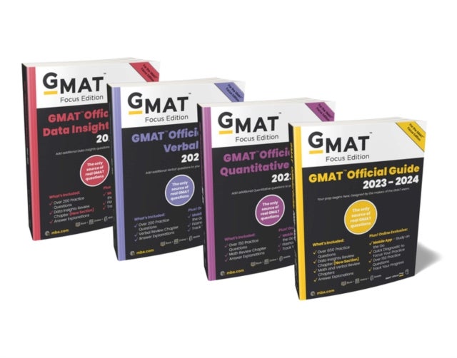 Bilde av Gmat Official Guide 2023-2024 Bundle, Focus Edition Av Gmac (graduate Management Admission Council)