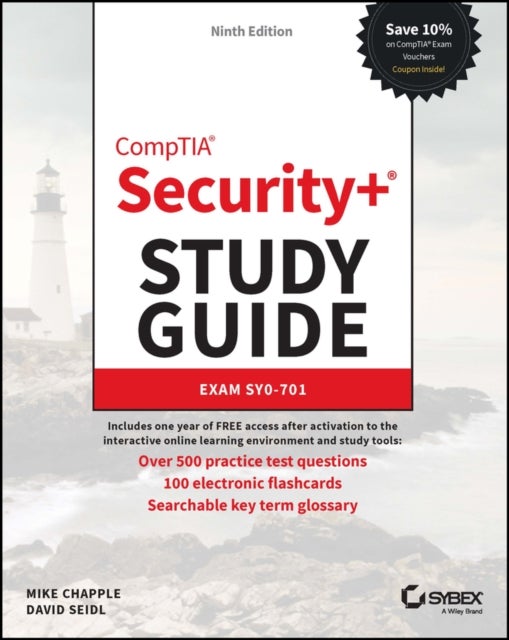 Bilde av Comptia Security+ Study Guide With Over 500 Practice Test Questions Av Mike (university Of Notre Dame) Chapple, David (miami University Seidl, Univers