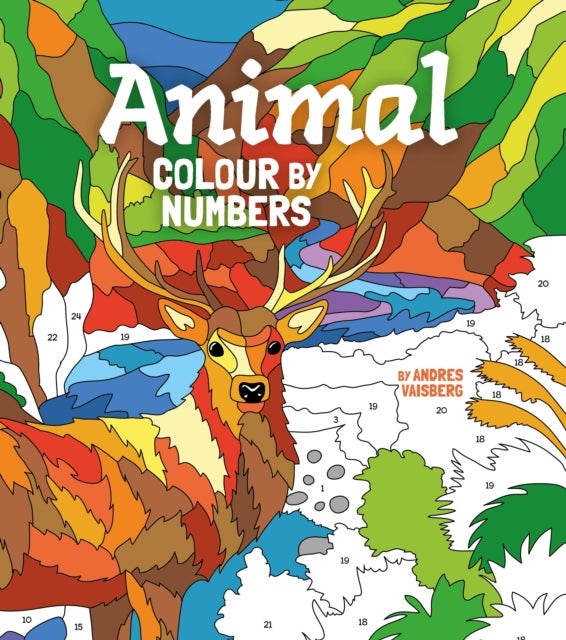 Bilde av Animal Colour By Numbers Av Arcturus Publishing