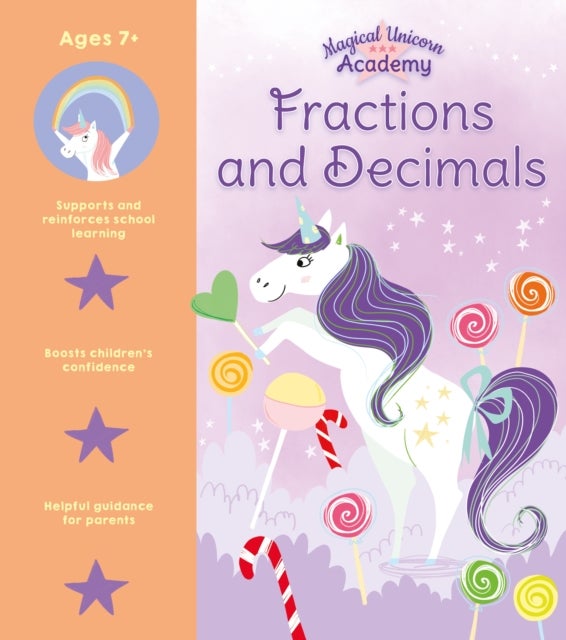 Bilde av Magical Unicorn Academy: Fractions And Decimals Av Lisa Regan